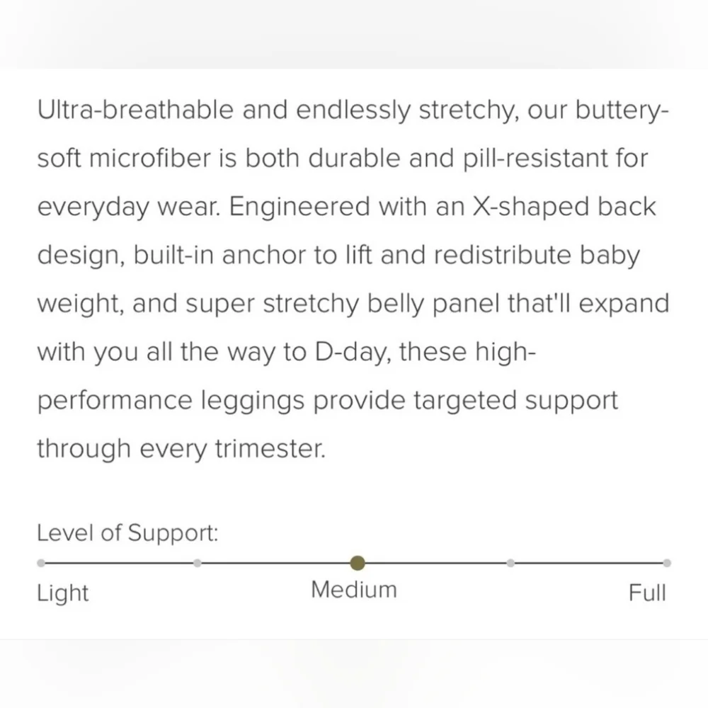 BLANQI Maternity Crop Leggings - Picture 4 of 9